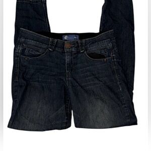 Democracy Size 6 Jeans Absolution Denim Blue Elastic Waist Stretch Zip